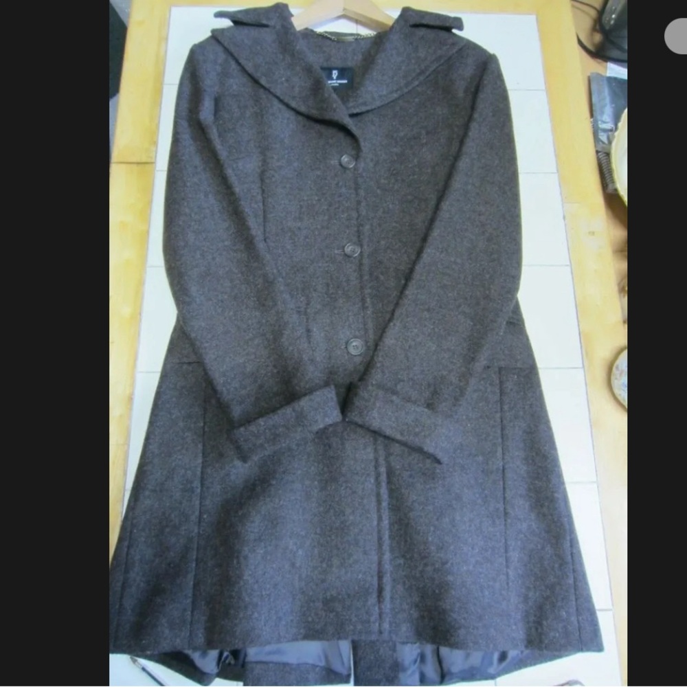 Women's Brown Pea Coat